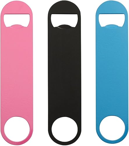 QLL - Abridor de botellas plano de acero inoxidable