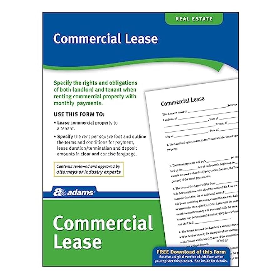 amazon-com-adams-commercial-lease-premium-collection-forms-and-instructions-lf140-white-legal-forms-office-products for Downloadable Free Printable Commercial Lease Agreement Amazon.com : Adams Commercial Lease, premium Collection, Forms and Instructions (LF140),White : Legal Forms : Office Products for Downloadable Free Printable Commercial Lease Agreement