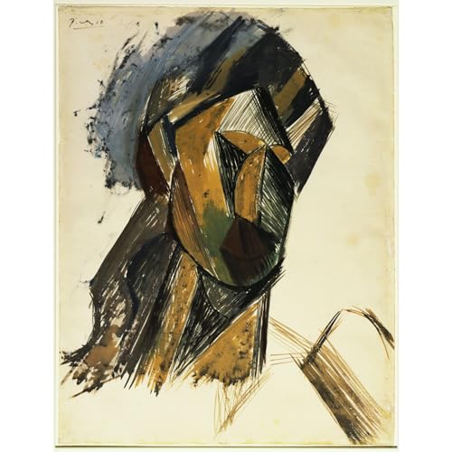 Toile Pablo Picasso Tête de femme 76x101 cm impression d'art haute définition
