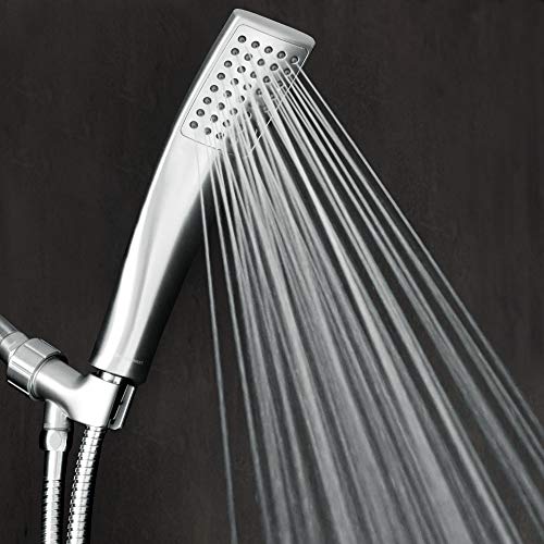 ShowerMaxx, Elite Series, 2.3 inch Ultra High Pressure Hand Held Shower Head with Extra Long Stainless Steel Hose, MAXX-imize Your Shower with Showerhead in Polished Chrome Finish - Thumbnail 2