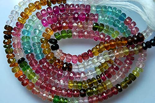 Tourmaline bleue perles facettées pour créer des bijoux bohèmes et élégants au quotidien