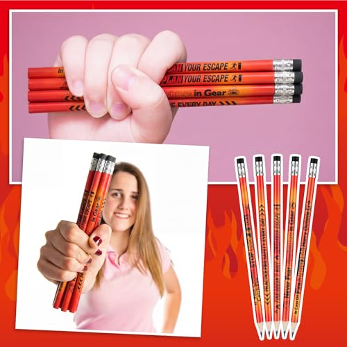 Lápices Zhanmai Fire Safety 36 Pzs Practica Seguridad miniatura 5