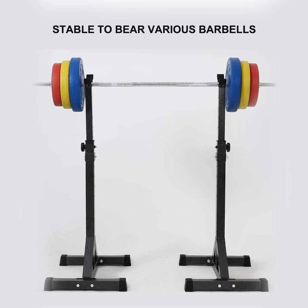 Adjustable Squat Rack Weight Lifting Bench Press Split Barbell Rack Squat Rack Adjustable Weight Bench Press Fitness Equipment Home Sports Equipment Weight Training
