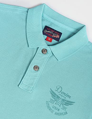 Image of U.S. Polo ASSN. Printed Polo T Shirts for Men - 100% Cotton, Half Sleeves Mens Tshirt