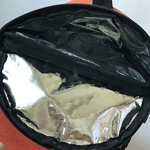 Torby na lunch Pudełko na drugie śniadanie dla mężczyzn i kobiet, matowy materiał PVC, regulowany pasek, stosuje się do pracy biurowej, pieszych wędrówek, pikniku na świeżym powietrzu na plaży