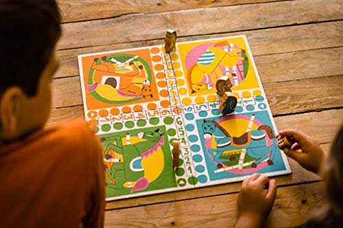 Nathan Jeu des Petits Chevaux Jeu de plateau en famille de 2 à 4 joueurs et dès - vue 5