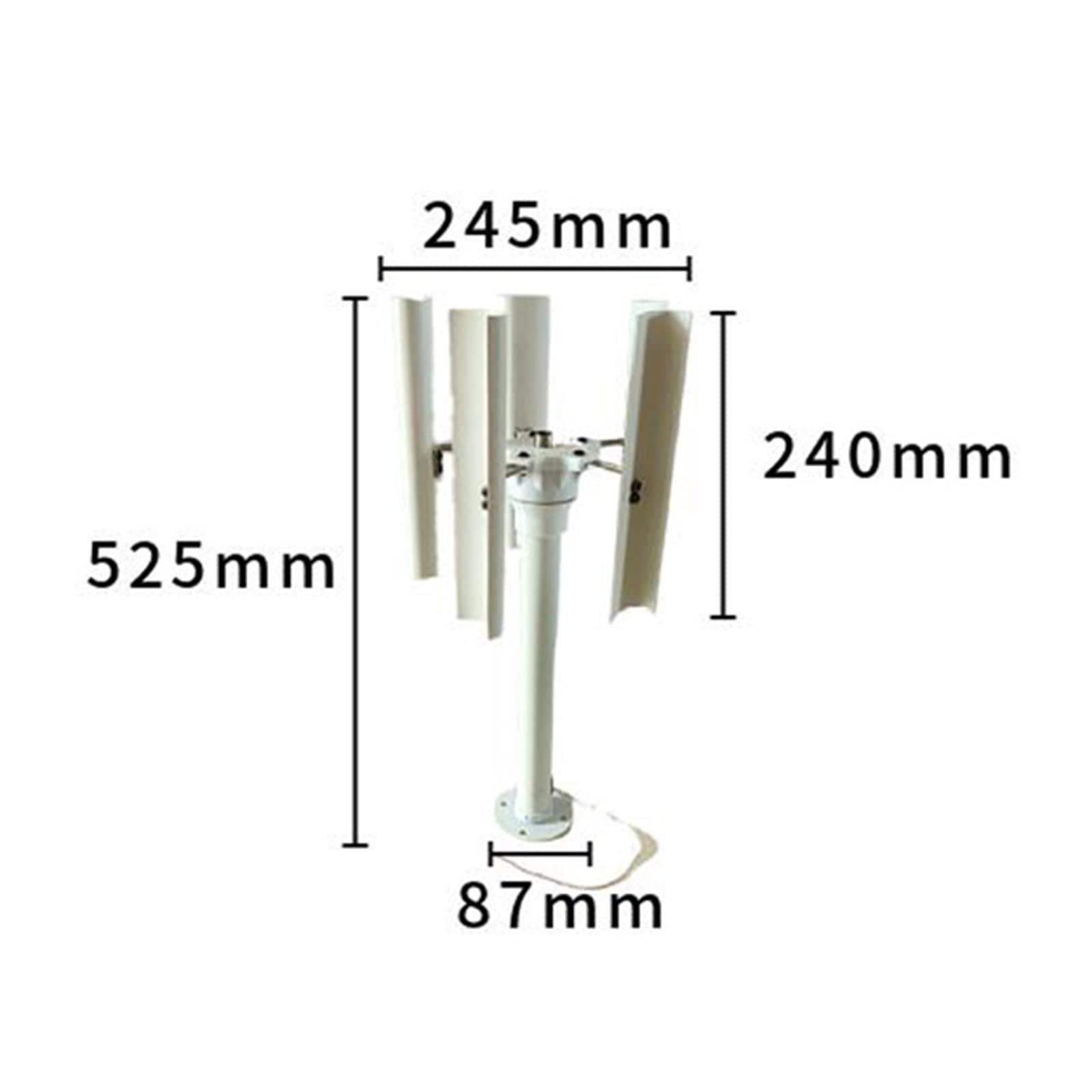 Amazon.com: OLONETO 35W Vertical Axis Wind Turbine Model DIY 5