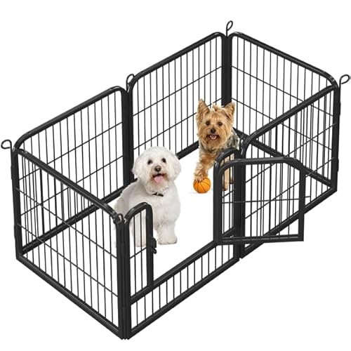 Soberine Recinto per Cani 6 Pannelli Pieghevole
