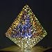 Aokairuisi Filament Fireworks Light Bulb 3D Colorful RGB Decoration LED Bulb 4W Edison Bulb Shape Like Sharp Diamond for Home Christmas Holiday Party (G125Z)