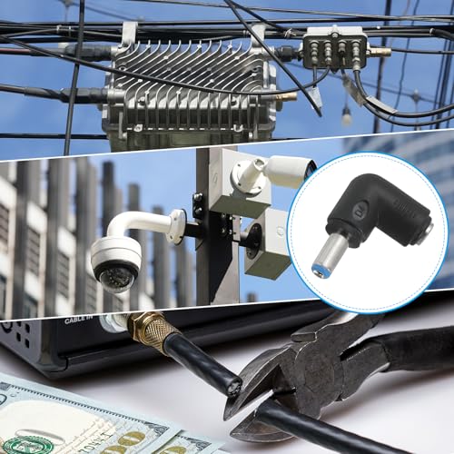 Adaptador de conector de alimentación DC PATIKIL 4 piezas miniatura 6