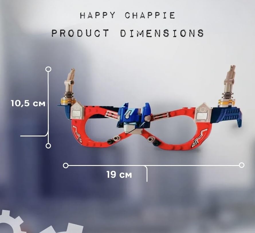 Image of Mechanical Glasses Building Blocks Set (49 PCS) | DIY Wearable Goggles Toy with Guide Book | STEM Educational Construction Toy for Kids Boys & Girls 6+ Years