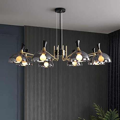 Lámpara de techo negra moderna de 5 luces ideal para iluminar tu pasillo o dormitorio 7