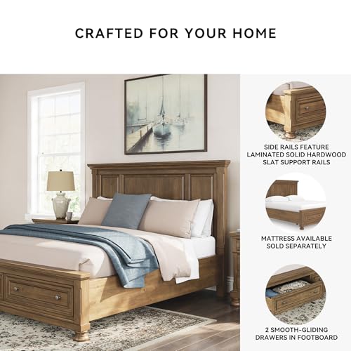 Image of Signature Design by Ashley California King Bed Frame with Storage
