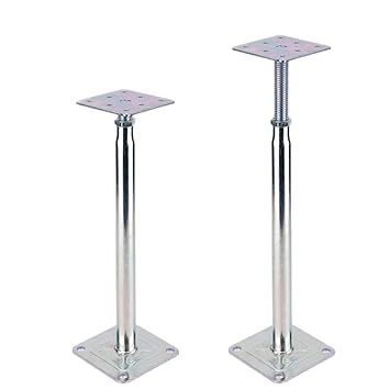 BGTLGIO Adjustable Support Jack for The Floor,Post Floor Joist Jacks,Mini Screw Jack-- Post 11.6