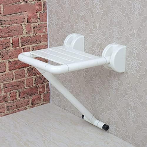 Duschklappsitz, kompatibel mit Dusche, Bad oder Sauna – Wandmontierter Duschstuhl, kompatibel mit dicken Menschen/älteren Menschen/behinderten Menschen