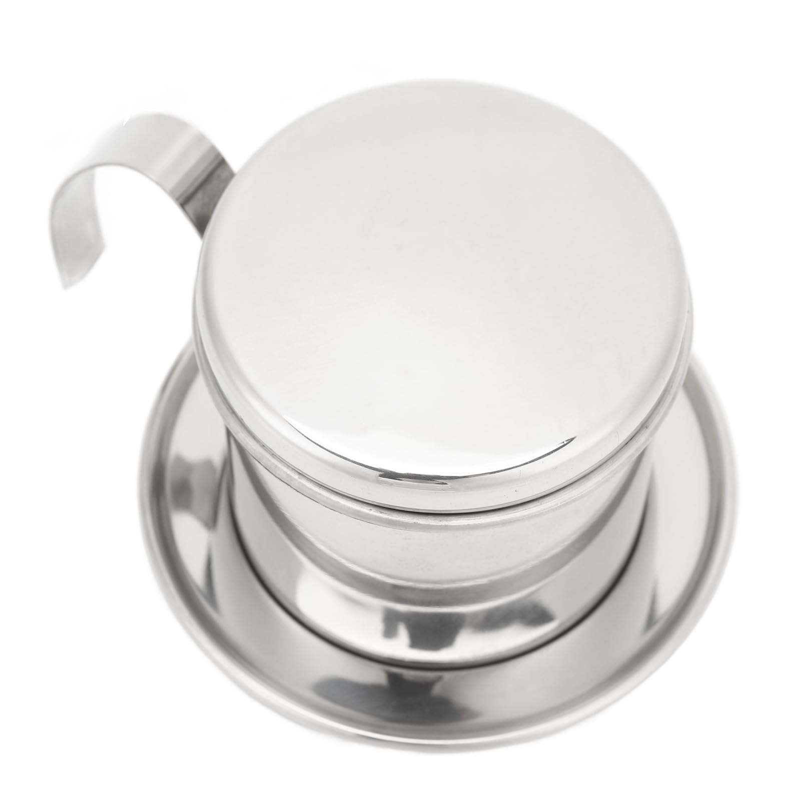 HEEPDD Drip Coffee Maker Stainless Steel Double Layer Fine Mesh SUS Drip Coffee Maker Authentic Vietnamese Coffee Brewer
