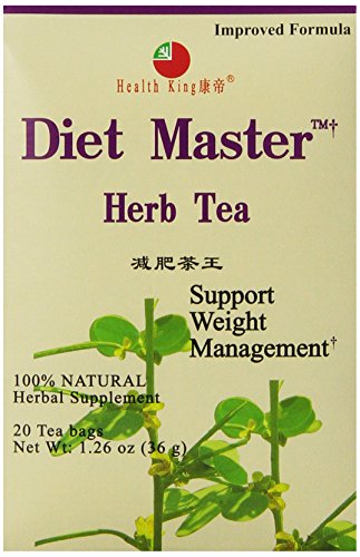 Health King Diet Master Herb Tea, Teabags, 20 Count Box
