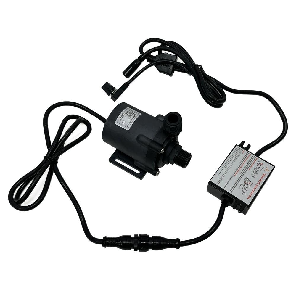 SHYSKY DC55E-24160A 24VDC Mała, energooszczędna bezszczotkowa pompa wodna 80W 16m Lift 2400LPH Niski poziom hałasu, regulacja prędkości, dla cyrkulacji wody Zwiększanie ciśnienia System chłodzenia