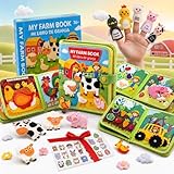 Libro Sensorial Montessori Bilingüe español/inglés. Bebés y Niños 1-5 Años, viaje