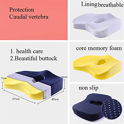 Coussin en coccyx pour le bas du dos et soulagement douleur sciatique