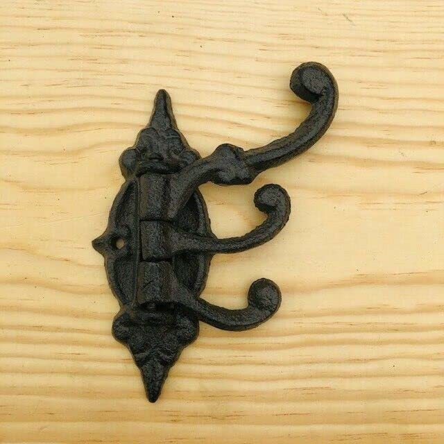 Cast Iron Swivel Coat Hook Hat Hooks Rack Hall Tree Restoration Antique Restor Decorative Vintage Antique Style Design Decorative Vintage Antique Style Design