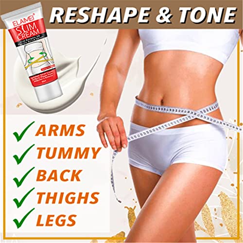 4dslim Vetverbrandende Crème, 3 Stuks Hete Crème, Burnup Ultieme Cellulitis Verwarmingsspray, Gewichtsverlies Snelle… - Afbeelding 4