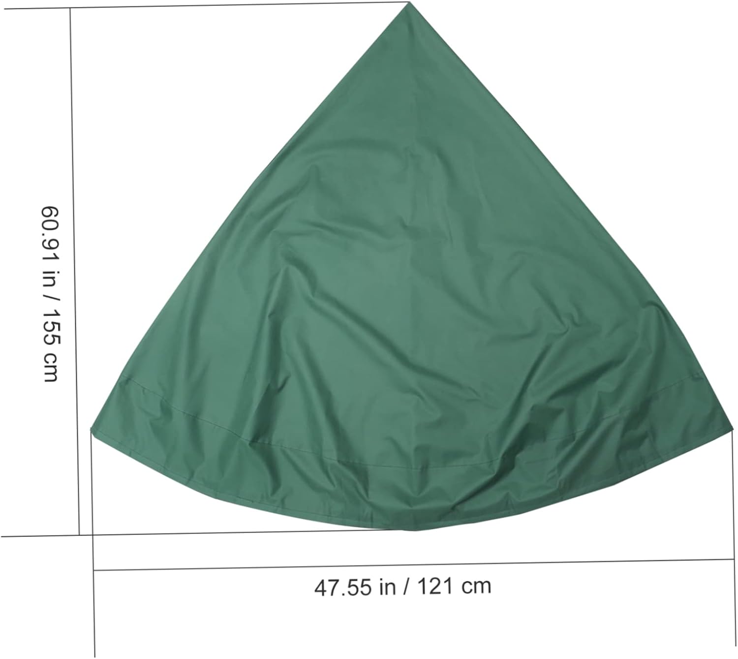 BESPORTBLE Fountain Cover Heavy Duty Oxford Full Coverage Outdoor Fountain Protector Easy to Install Green for Garden Statues and Water Features