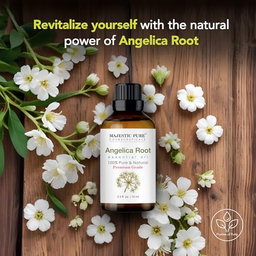Image of Majestic Pure Angelica Root Essential Oil for Diffuser - 0.3 Fl Oz