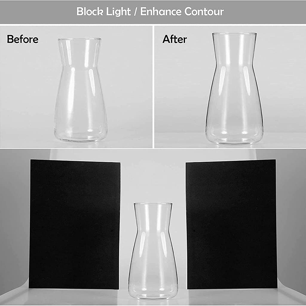 Lot De 2 Réflecteurs Lumière Pliables - Carton 3 En 1 Argenté Et Doré - Format A4 - Pour Photo Nourriture, Produits - Sac De Rangement Inclus
