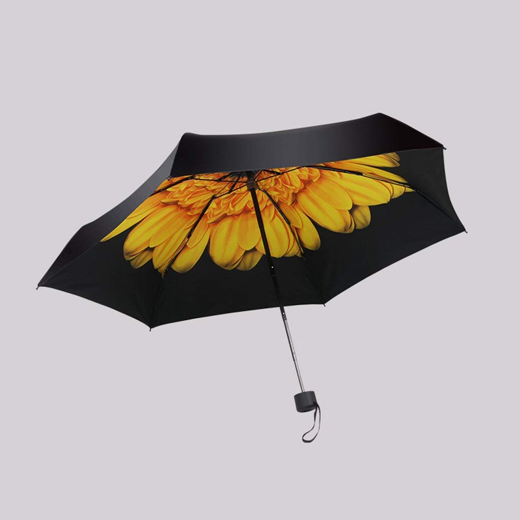 Parapluie anti-UV pliante double couche pour rester serein sous la pluie et le soleil