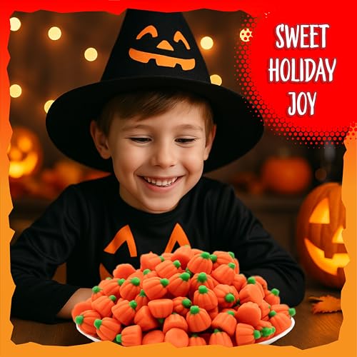 Mellowcreme Pumpkins | Bulk 3-Pound Bag | Classic Halloween Candy | Old Fashioned Fall Candy for Parties, Holiday Baking, Autumn Decorations and Event Displays - image 6