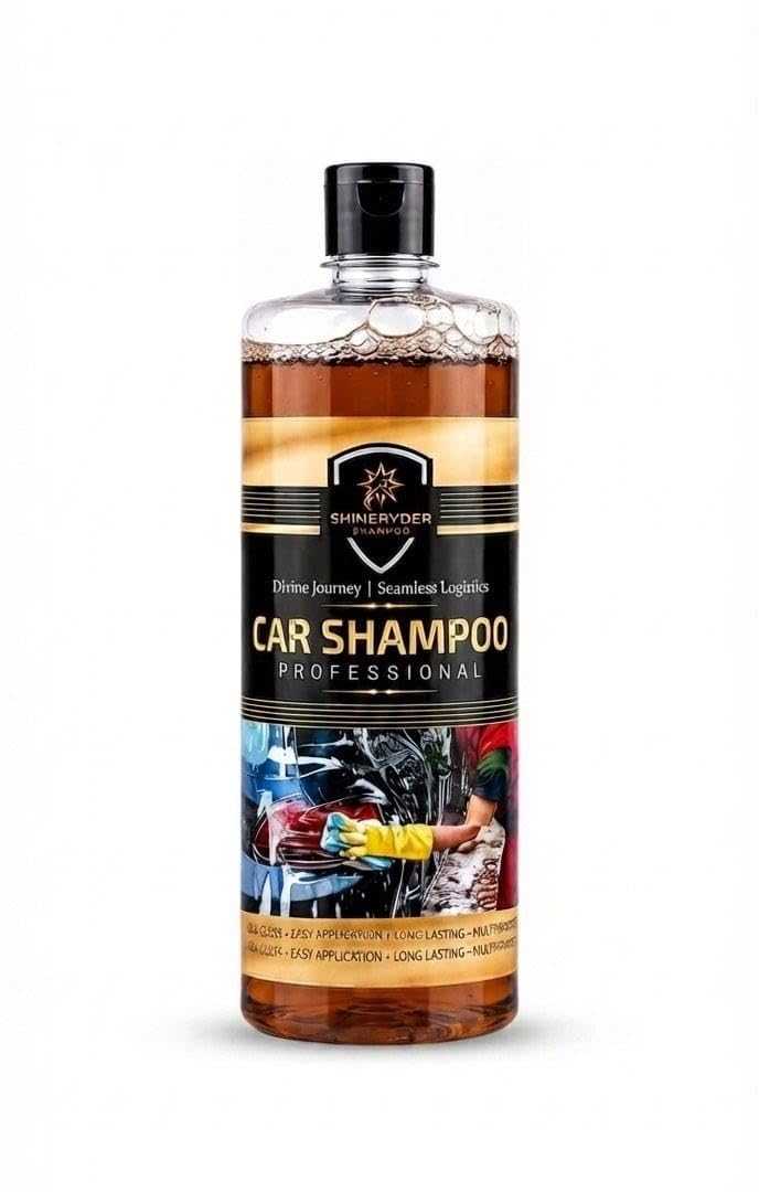 Shineryder Professional Car Shampoo, Long Lasting, Easy Application | Deep Cleanse, Multi-Fragrance, Streak-Free Finish, All Vehicle Types, Foaming Formula-image-11