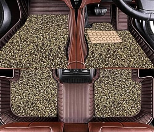 Image of 9D Car Floor Mats for Mahindra 3XO EV | Coffee | Waterproof | Antislip | Faux Leather | Full Coverage | All Weather | Custom Fitted 9D Car Floor Mats
