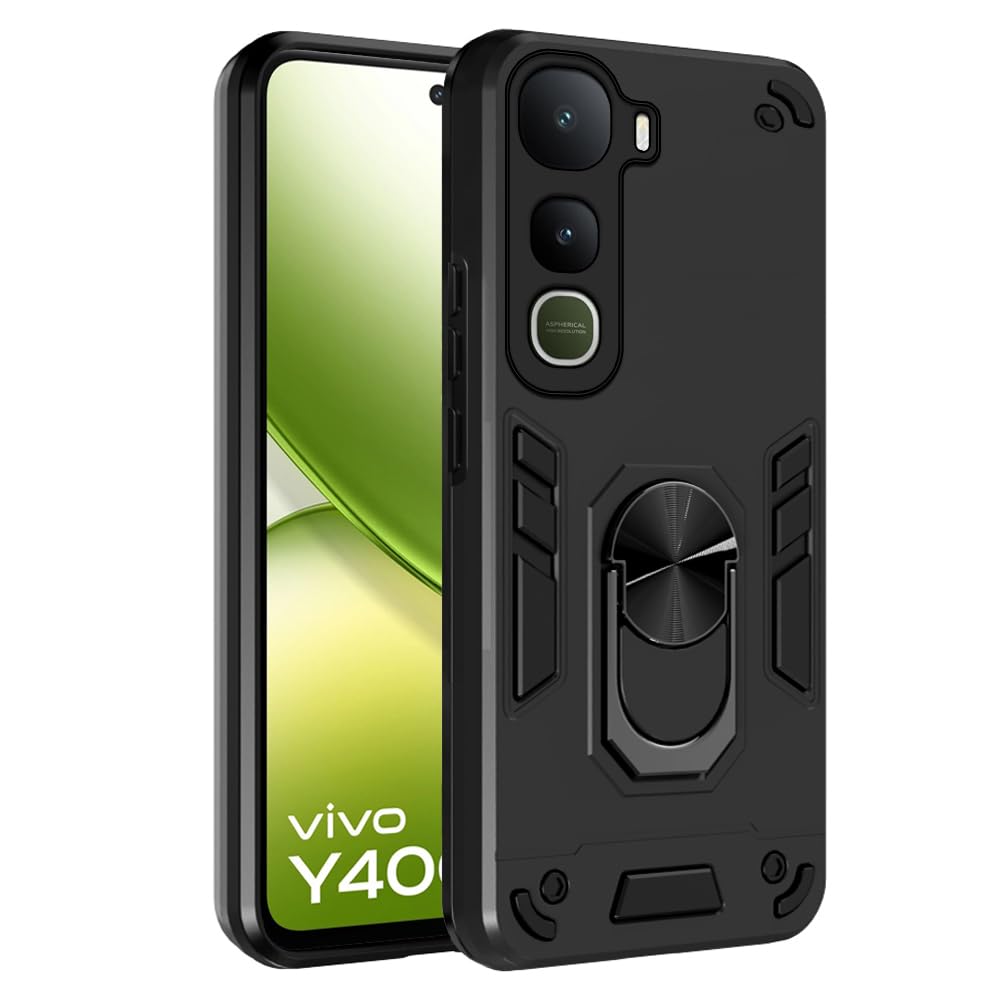 Realme P4 5G Armor Case - Rotating Ring & Kickstand -10