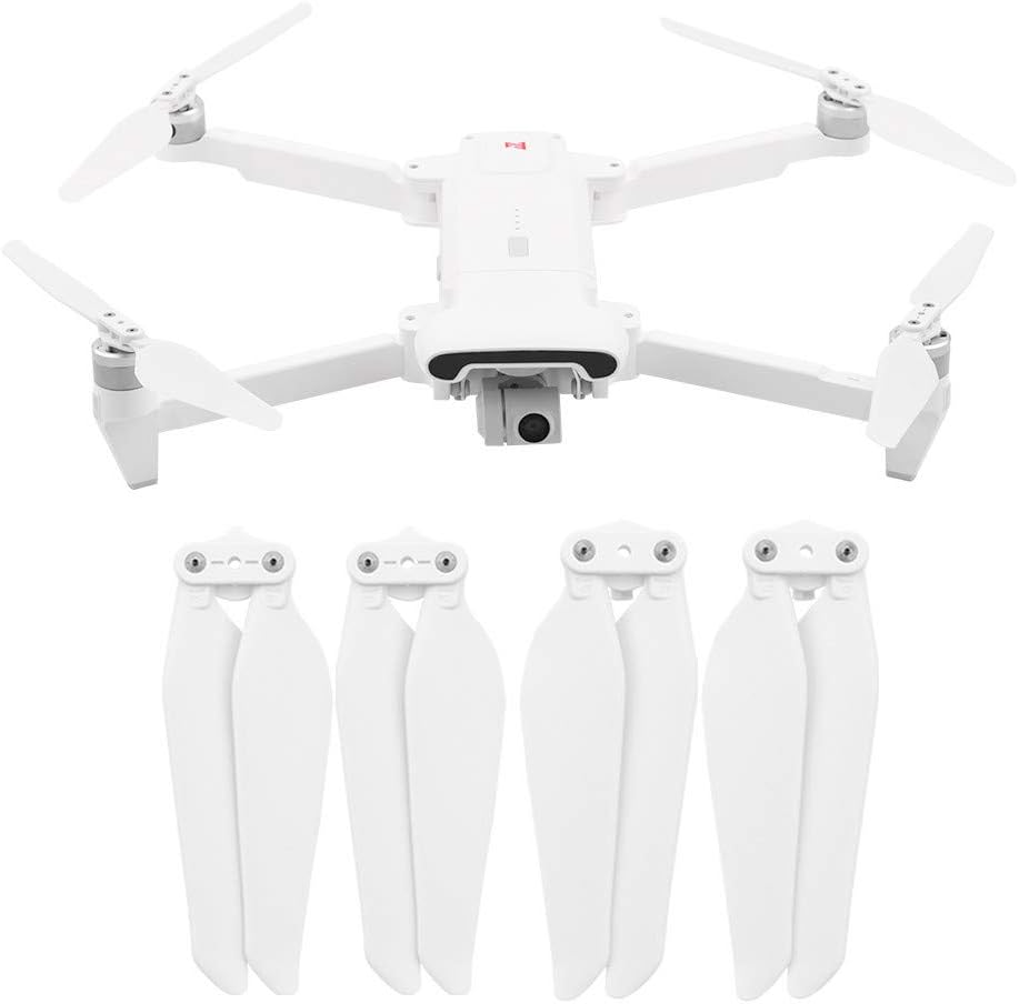 TANGON Quick Release Propeller Blade Prop Propellers Wings Drone Accessories Spare Part Pack for Xiaomi FIMI X8 SE RC Drone (White)