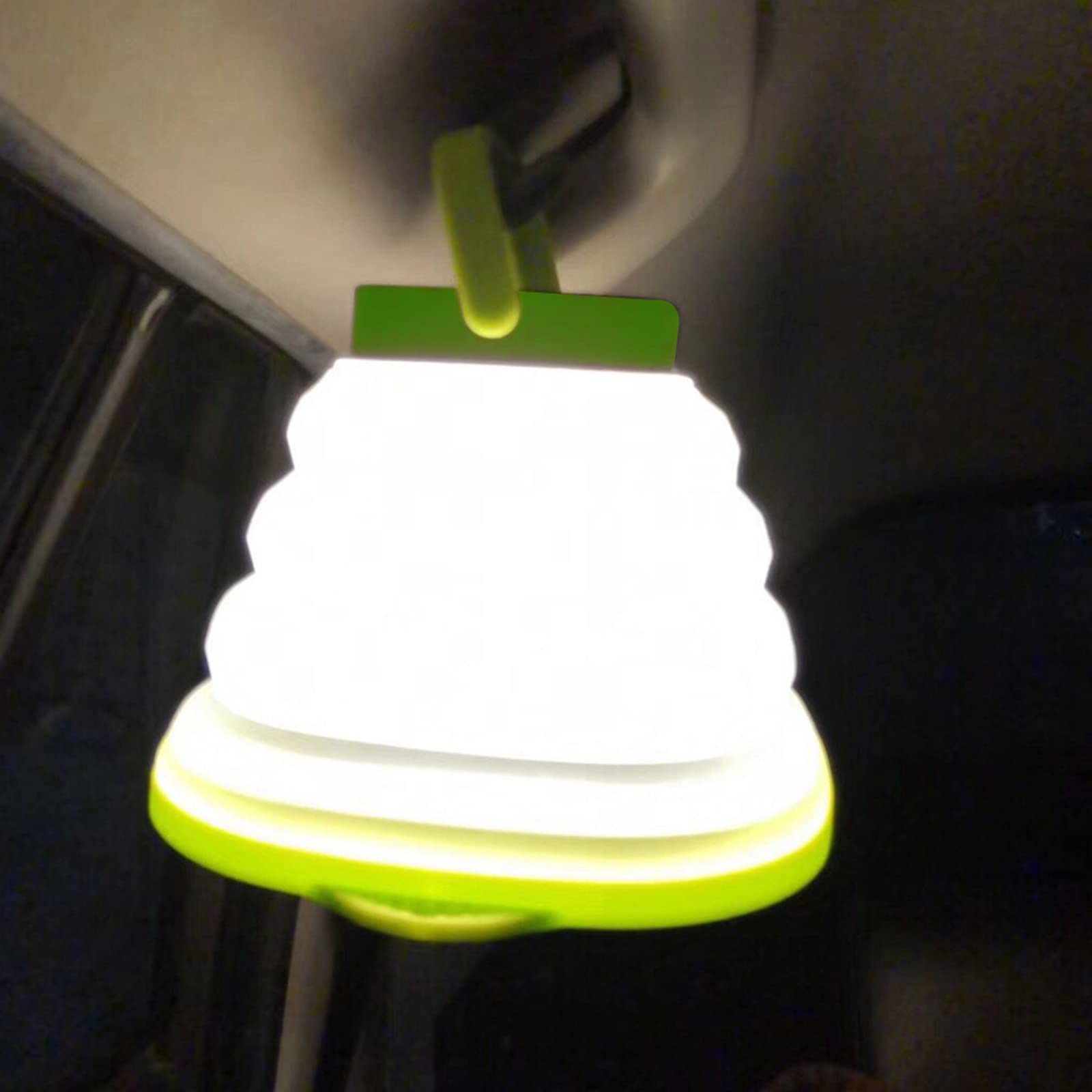 Flatware Linterna LED para Acampar Recargable, Linterna con energía Solar, Luces de Emergencia USB Plegables con 3 Modos para Acampar, IR de excursión, Tienda de campaña
