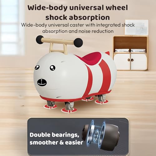 Image of StarAndDaisy Kids Bee Scooter /Push car Toy for Toddlers 1-3 Years Boys & Girls with 4 Wheels & 360 Degree Rotation. Cute bee Design Ride on for Childrens -Blue