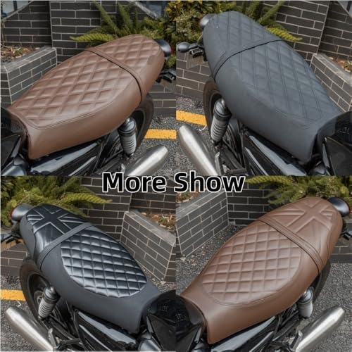 Sillín de moto para Street Twin que elimina el dolor lumbar del conductor 6