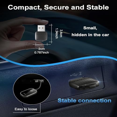 Image of Obvie 2-in-1Wireless Carplay and Android Auto Adapter, Quick Connection & Auto Reconnect, Bluetooth 5.4 & 5.8Ghz WiFi 6, Wired CarPlay & Auto Android to Wireless, Easy to Use & Setup, USB A /C (Multi)