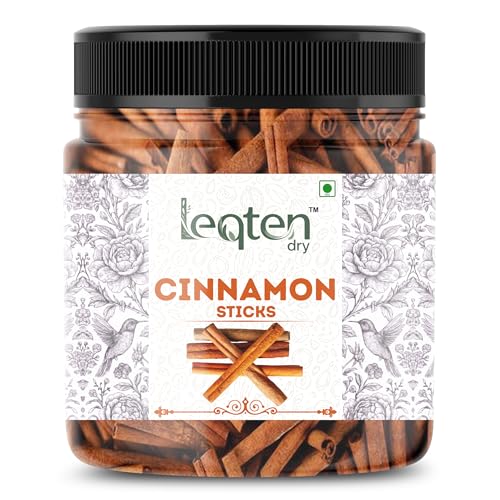 LEQTEN DRY Cinnamon Sticks (Dalchini) 250g | Premium Biryani Cinnamon Sticks | Natural Dalchini | Fresh Dalchini