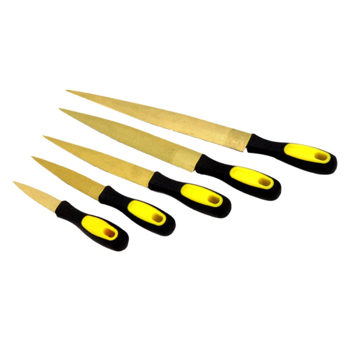 Limas de Acero al Carbono Herramienta de Carpintería para Tallar Madera Juego de 5 para DIY y Procesamiento de Madera Dura