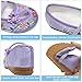 CCJRLM Mirabel Isabela Shoes for Girls Costume Cosplay Dress Up Embroidery Mary-Jane Ballet Shoes Purple