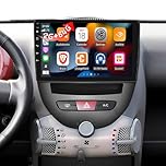 2GB+64GB Android 13 Car Radio for Toyota Aygo/Peugeot 107 / Citroen C1 2005-2014, 10.1 inch Touch Screen Car Play Stereo, Apple Carplay&Android Auto/Wi-Fi/Bluetooth/1080P+AHD Backup Camera