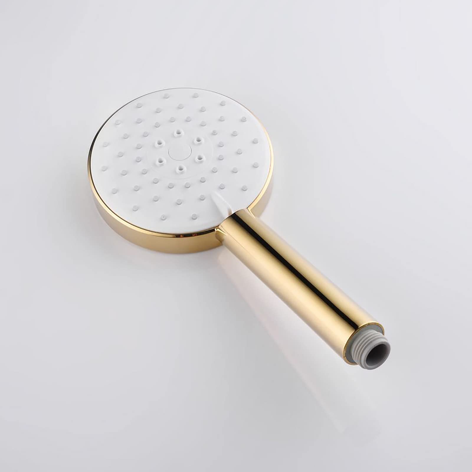 Alcachofa Ducha Alta Presión 3 Modos, ABS Antical Alcachofa de Ducha de Mano con Manguera 1.5M, Soporte, G1/2 Ajuste Universal Oro Duchas de Baño Alcachofa, Fácil de Instalar