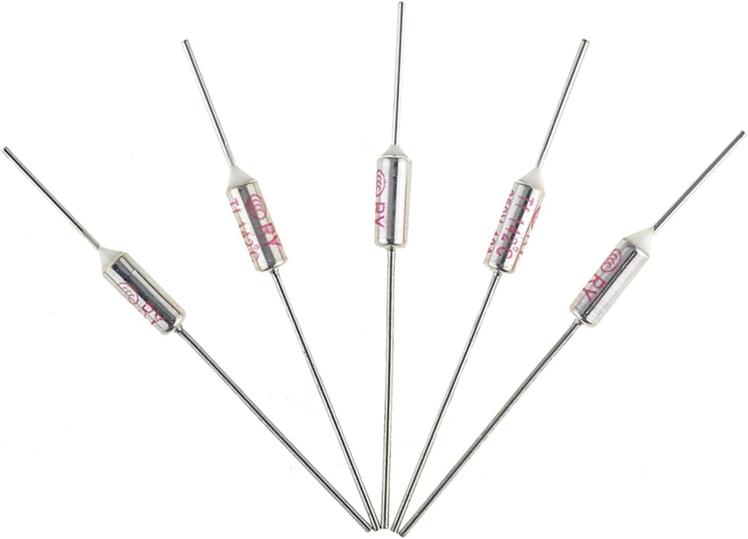 5PCS TF Thermal Fuse RY 10A 250V Temperature RY-142C 172C 185C 192C for Electric Rice Cooker Temperature Fuse Insurance(192C)