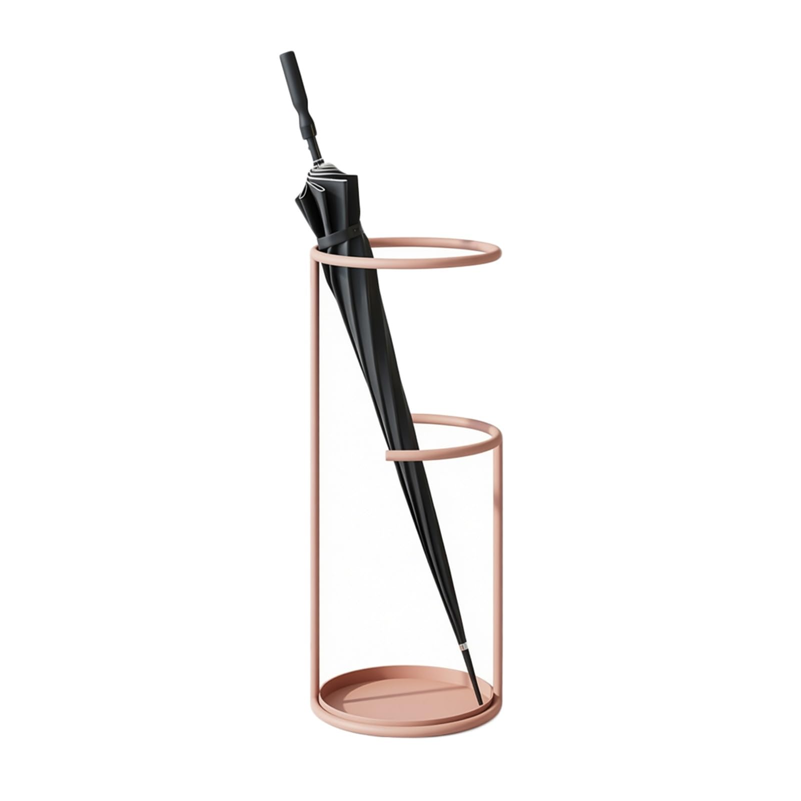 HYLYGFH Stylish Iron Umbrella Stand Rack - 60cm Space-Saving nizer with Hooks for Home, Office, Schools & Hotels (Color 2) - Durable Storage Solution for Umbrellas