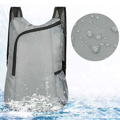 Mochila ultraligera plegable resistente al agua para excursión miniatura 5