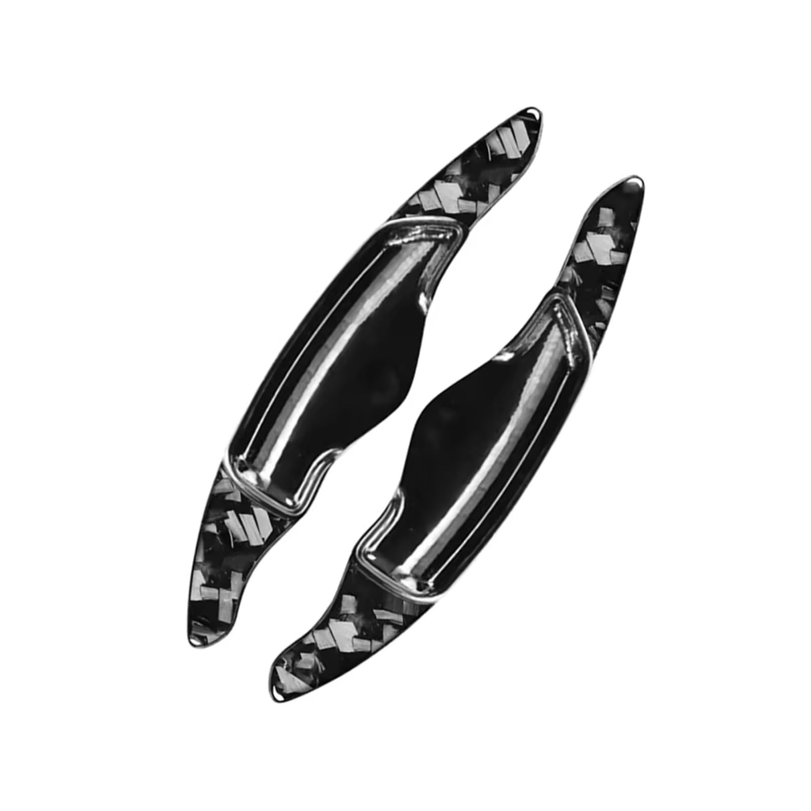 Rasfhyg Forged Pattern Paddle Shifter Extensions Compatible With Hyundai For Santa For Cruz 2020-2024 For Tucson 2022-2024 Car Parts Steering Wheel Shift Paddle Extension Upgrade Car Interior(Forged Pattern)