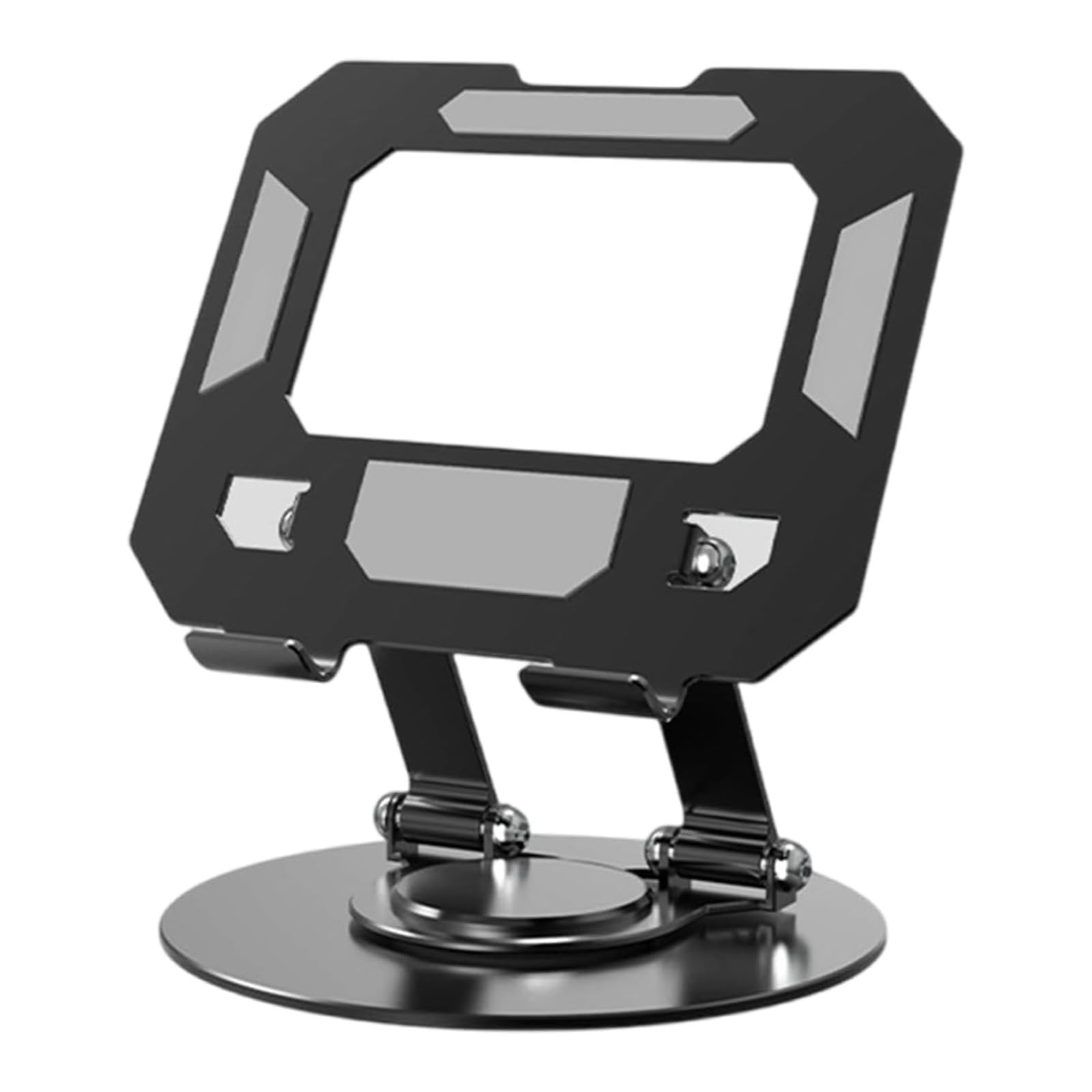 Supporto Regolabile In Metallo Per Tablet 4-16 Pollici, Rotazione 360°, TAPMEI TTS01, Nero