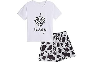 Pajama Set: Comfy Cow Prints for a Wild Night's Sleep